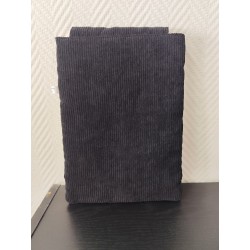 Pochette à livre molletonnée imprimé chat noir et papillons