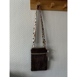 Pochette téléphone velours...