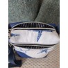 Pochette bandoulière simili bleu et imprimé étoiles de mer bleue