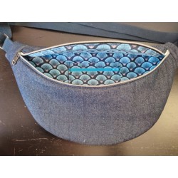 Sac banane xl en jean et...