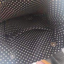 Tote bag en similicuir imprimé cow girl