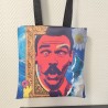 Tote bag en similicuir imprimé original dali et compagnie