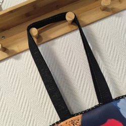 Tote bag en similicuir imprimé original dali et compagnie