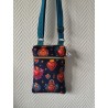 Pochette téléphone velours coeurs ex-voto