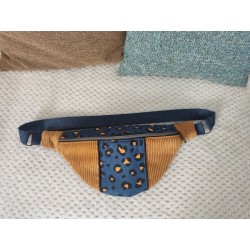 Sac banane léopard fond...