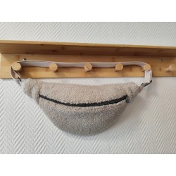 Sac banane moumoute écru et...