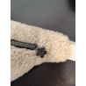 Sac banane moumoute écru et imprimé