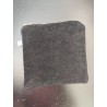 Pochette en velours imprimé femme tatouée - 20x20 cm