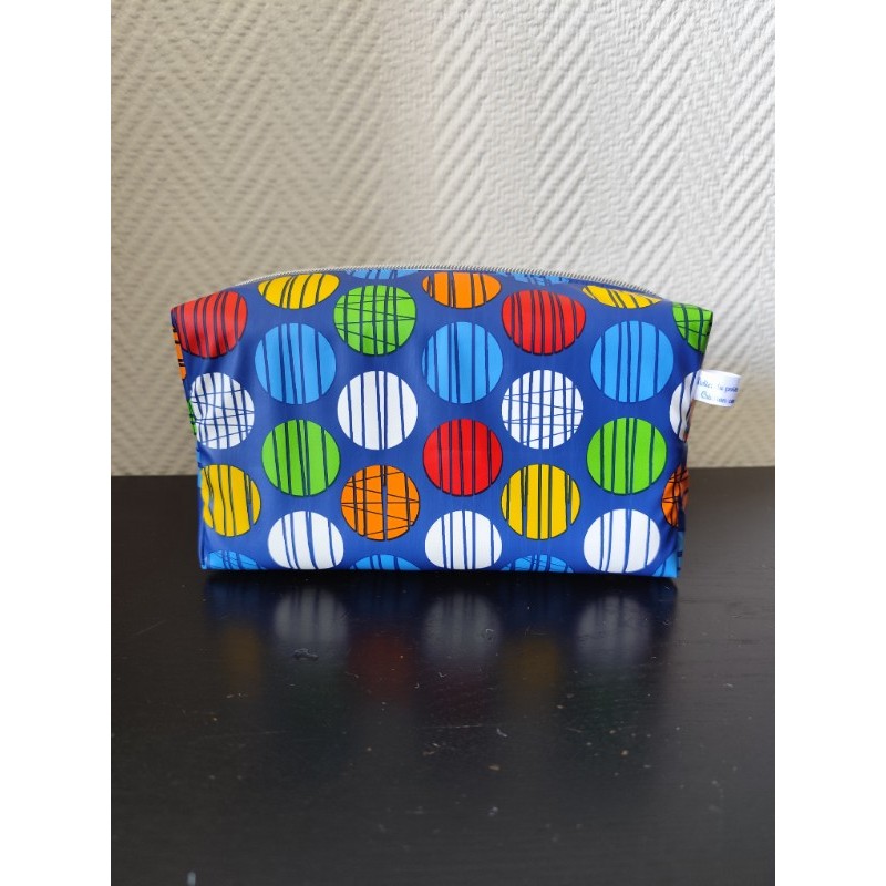 Trousse de toilette en tissu déperlant imperméable