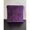 Pochette en velours imprimé crâne fleuri - 20x20 cm