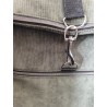 Sac à dos velours kaki artisanal
