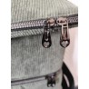 Sac à dos velours kaki artisanal