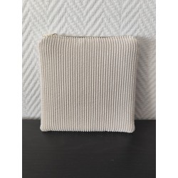 Pochette en velours imprimé poupée russe et tournesols- 20x20 cm