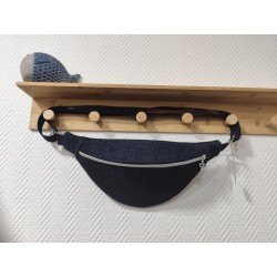Sac banane en jean bleu...