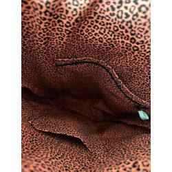 Sac à dos velours rose artisanal