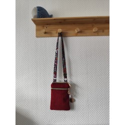 Pochette téléphone velours...