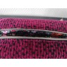 Trousse de toilette en velourscôtelé grenat à pois noir avec poignée
